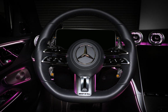 Benz AMG forged carbon paddle shifters