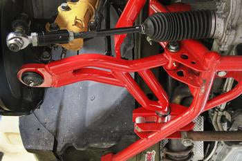 BMR Suspension 05-14 Ford Mustang Lower A-Arms - Black Hammertone - Non-Adjustable