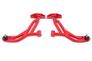 BMR Suspension 05-14 Ford Mustang Lower A-Arms - Red - Non-Adjustable-1