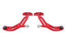 BMR 10-14 Ford Mustang Adj. Lower A-Arms w/ Delrin/Rod End / 18mm Tall Ball Joint - Red-1