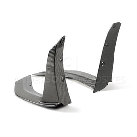 Anderson Composites 2020 Ford Mustang/Shelby GT500 Carbon Fiber Front Splitter Wickers - 0