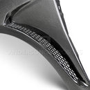 Anderson Composites 2016+ Focus Type-GR Vented Carbon Fiber Fenders .04in Wider (Pair)-5