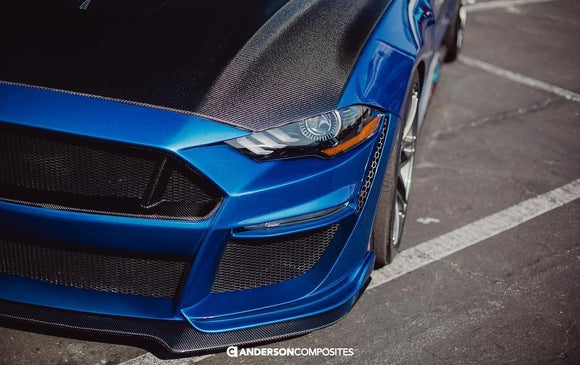 Type-ST fiberglass fenders for 2018-2023 Ford Mustang (only work with Type-ST front bumper)