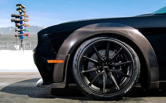 Anderson Composites 2018 Dodge Demon Fender Flare Extensions (Front)