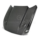 Anderson Composites 15-17 Ford Mustang (Excl. GT350/GT350R) Double Sided Carbon Fiber Cowl Hood-1
