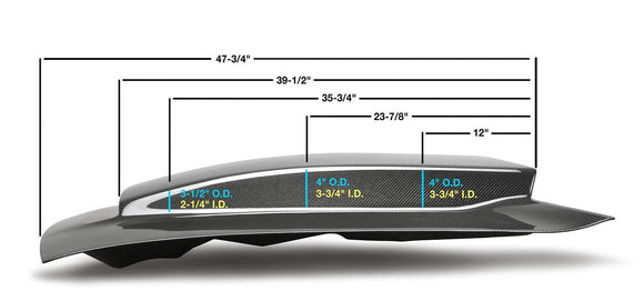 Anderson Composites 2018 Dodge Demon Cowl-Style Carbon Fiber Hood