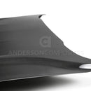 Anderson Composites 18-20 Ford Mustang Double Sided Type-OE Carbon Fiber Hood-5