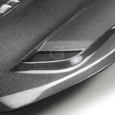 Anderson Composites 16-19 Chevrolet Camaro Double Sided Carbon Fiber Type-T2 Style Hood-3