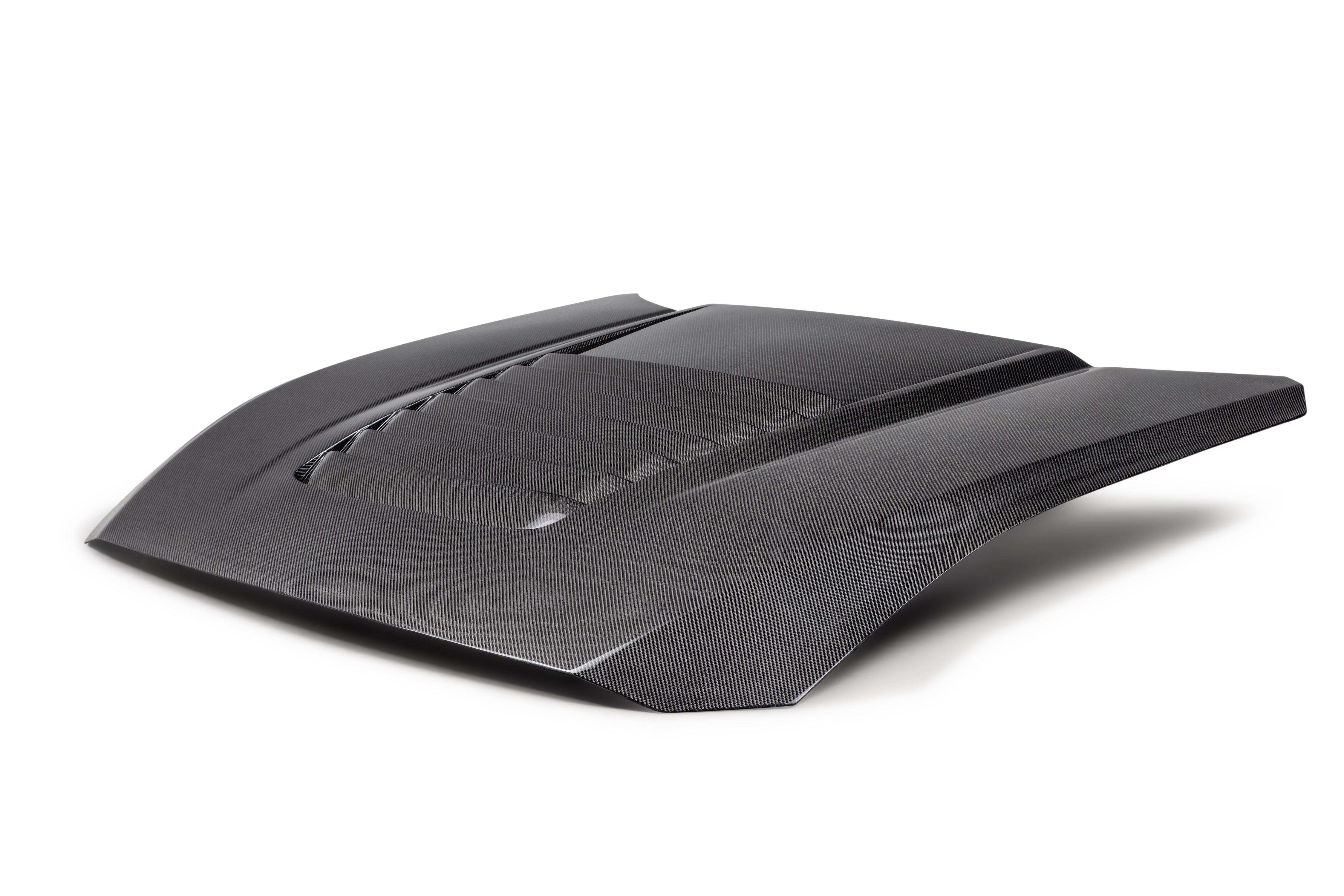 2024 FORD MUSTANG TYPE-GT5 DOUBLE-SIDED CARBON FIBER HOOD