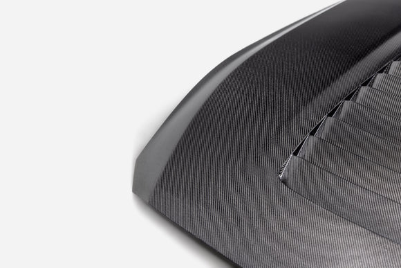 2024 FORD MUSTANG TYPE-GT5 DOUBLE-SIDED CARBON FIBER HOOD