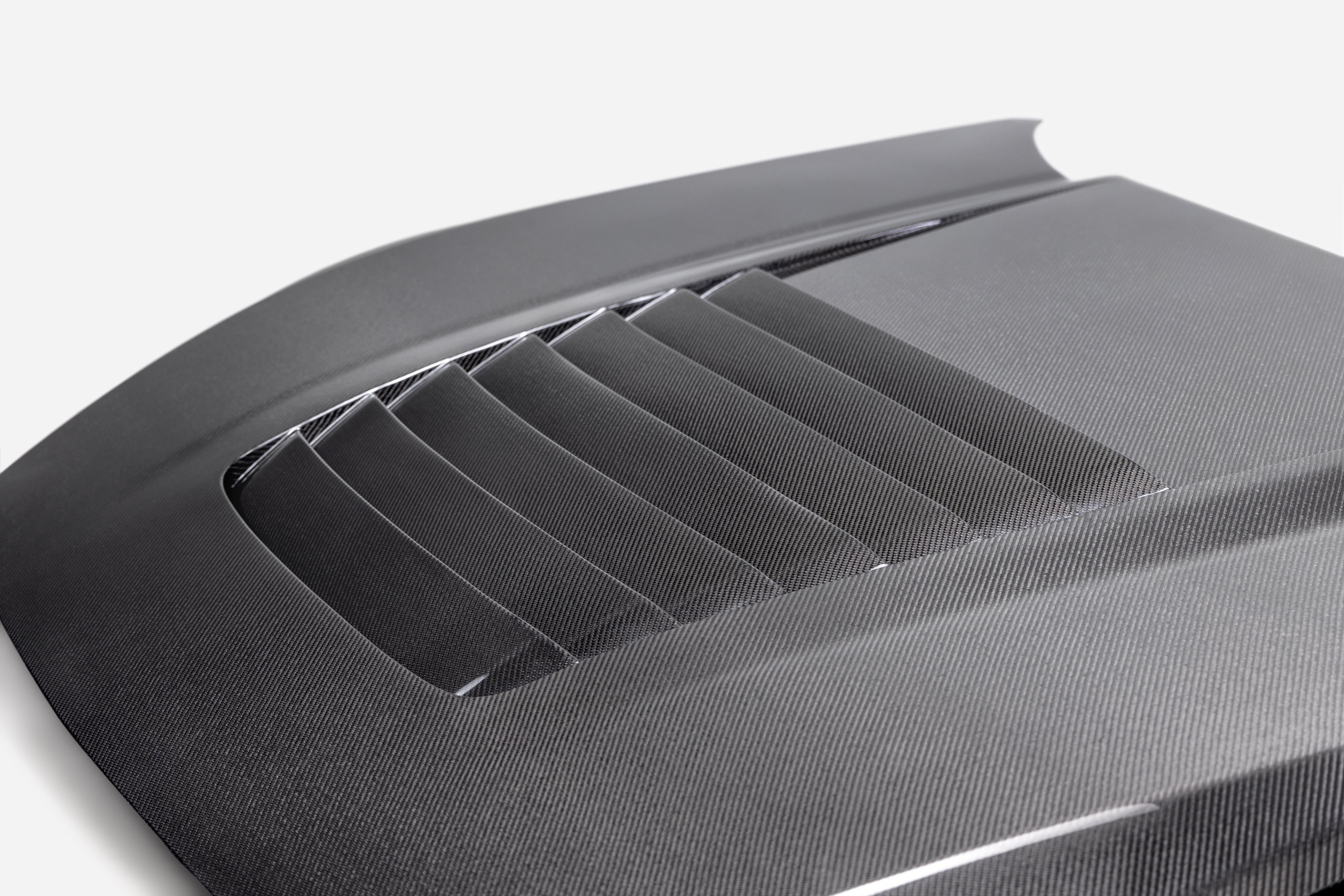 2024 FORD MUSTANG TYPE-GT5 DOUBLE-SIDED CARBON FIBER HOOD