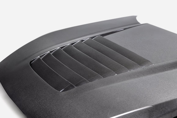 2024 FORD MUSTANG TYPE-GT5 DOUBLE-SIDED CARBON FIBER HOOD