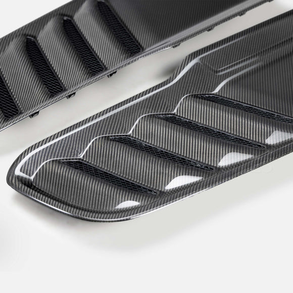 Anderson Composites 2021 Dodge RAM TRX Carbon Fiber Hood Vents - Type OE