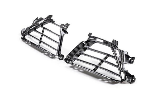 Anderson Composites 22-24 Cadillac CT5 Black Wing Type-OE Carbon Fiber Lower Grille