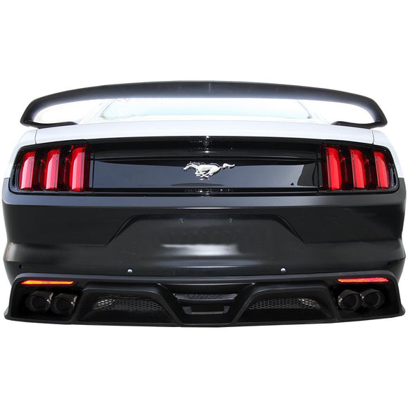 Anderson Composites 15-16 Ford Mustang R-Style Rear Valance (for Quad Tip Exhaust)