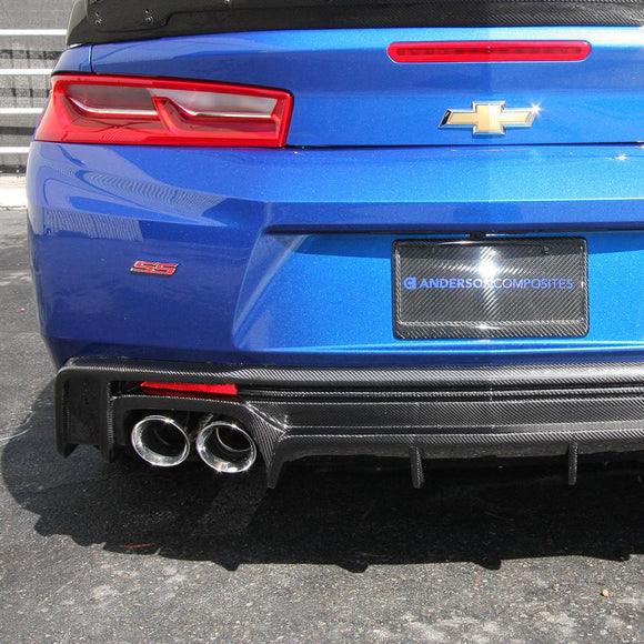 Anderson Composites 2016+ Chevy Camaro SS Type-AZ Carbon Fiber Rear Diffuser