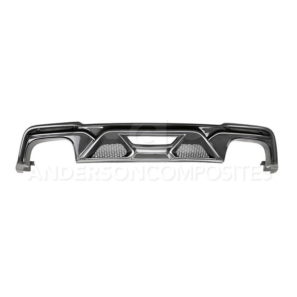 Carbon fiber rear diffuser for 2020-2022 Ford Mustang Shelby GT500