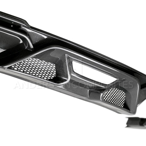 Carbon fiber rear diffuser for 2020-2022 Ford Mustang Shelby GT500