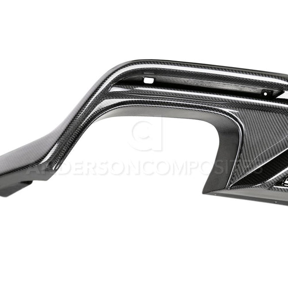 Carbon fiber rear diffuser for 2020-2022 Ford Mustang Shelby GT500