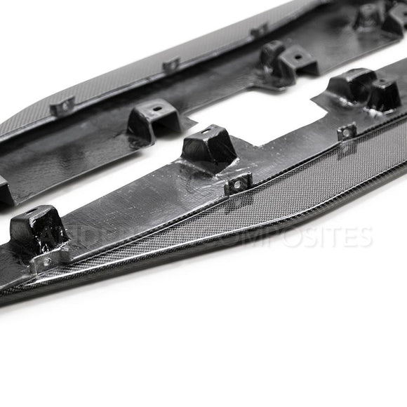 Anderson Composites 2020 Ford Mustang Shelby GT500 Carbon Fiber Rocker Panel Splitters