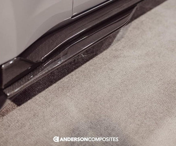Anderson Composites 2020 Ford Mustang/Shelby GT500 Carbon Fiber Side Splitters