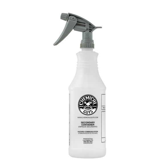 Professional Chemical Guys Chemical Resistant Heavy Duty Bottle & Sprayer (32 oz)