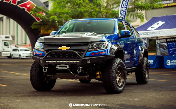 Anderson Composites 17-18 Chevy Colorado ZR2 Type-ZL Style Carbon Fiber Hood