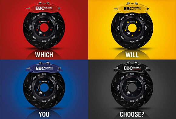 EBC Racing 00-06 BMW M3 (E46) Apollo-6 Calipers 355mm Rotors Front Big Brake Kit