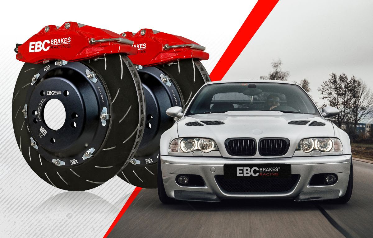 EBC Racing 00-06 BMW M3 (E46) Apollo-6 Calipers 355mm Rotors Front Big Brake Kit