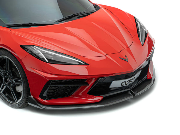 ADRO CORVETTE C8 PREPREG CARBON FIBER FRONT LIP - 0