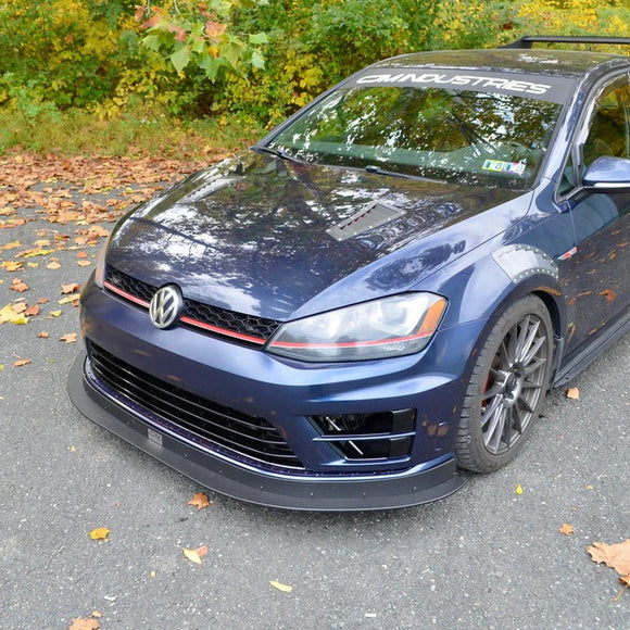 CJM Industries - MK7 Golf R Chassis Mounted Splitter W/ Air Dam V2 (2015-2017)