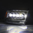 AlphaRex 09-18 Ram 2500 NOVA LED Proj Headlights Plank Style Chrome w/Activ Light/Seq Signal/DRL-5