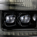 AlphaRex 11-16 Ford F-350 SD NOVA LED Proj Headlights Plank Style Alpha Blk w/Activ Light/Seq Signal-3