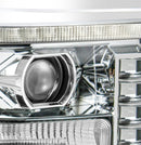 AlphaRex 11-16 Ford F-250 SD PRO-Series Projector Headlights Plank Style Design Chrome w/Seq Signal-2