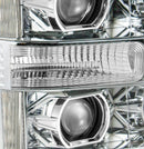 AlphaRex 11-16 Ford F-250 SD PRO-Series Projector Headlights Plank Style Design Chrome w/Seq Signal-3