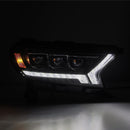 AlphaRex 19-21 Ford Ranger NOVA LED Proj Headlights Plank Style Black w/Activ Light/Seq Signal/DRL-7