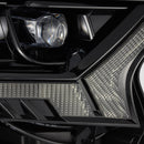 AlphaRex 19-21 Ford Ranger NOVA LED Proj Headlight Plnk Style Alpha Blk w/Activ Light/Seq Signal/DRL-4
