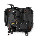 AlphaRex 14-18 GMC Sierra NOVA LED Proj Headlights Plank Style Black w/Activ Light/Seq Signal/DRL-10