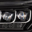 AlphaRex 10-13 Toyota 4Runner NOVA LED Projector Headlights Plank Style Black w/Seq Signal/DRL-10