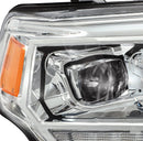 AlphaRex 14-20 Toyota 4Runner NOVA LED Projector Headlights Plank Style Chrome w/Activation Light-2