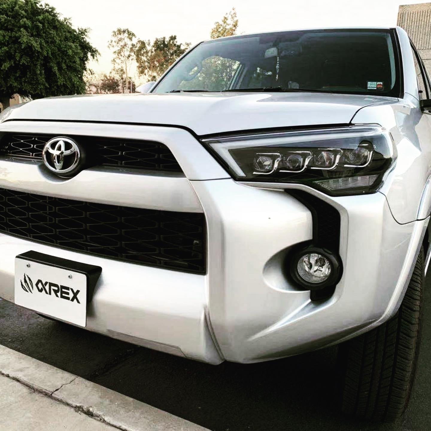 AlphaRex 14-20 Toyota 4Runner NOVA LED Projector Headlights Plank Style Chrome w/Activation Light