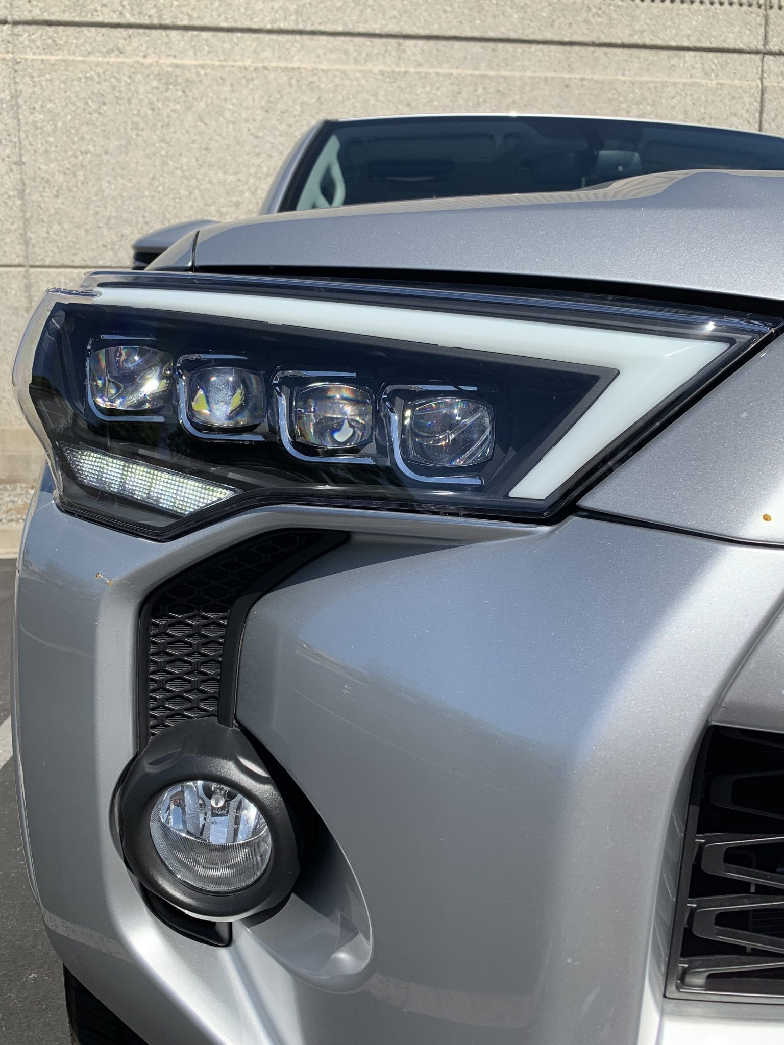 AlphaRex 14-20 Toyota 4Runner NOVA LED Projector Headlights Plank Style Chrome w/Activation Light
