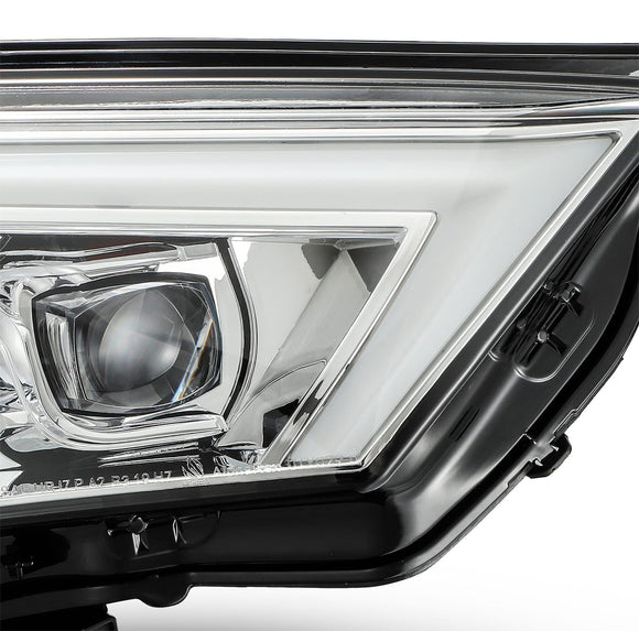 AlphaRex 14-20 Toyota 4Runner NOVA LED Projector Headlights Plank Style Chrome w/Activation Light