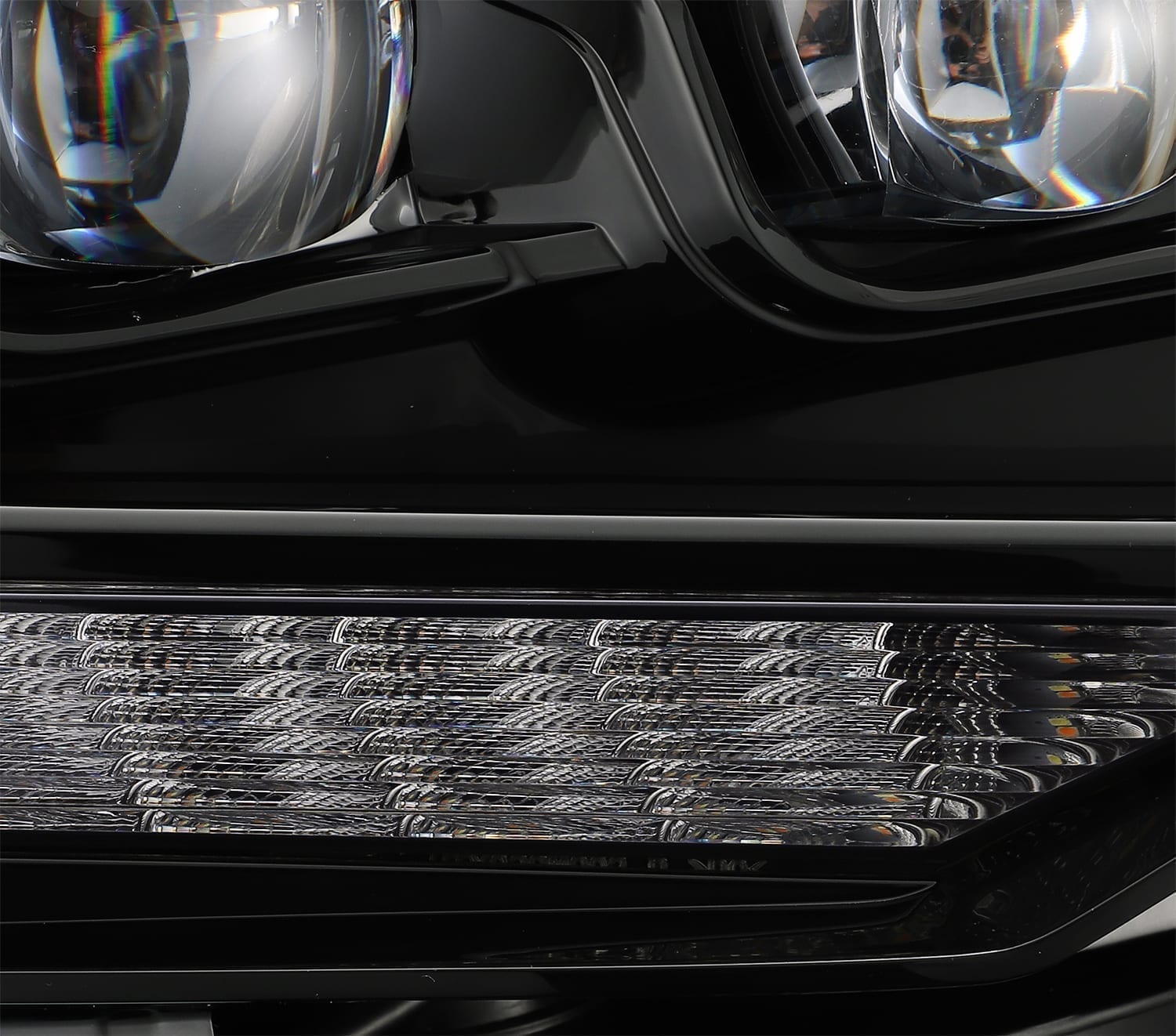 AlphaRex 14-20 Toyota 4Runner NOVA LED Proj Headlights Plank Style Alpha Black w/Activation Light