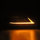 AlphaRex 11-21 Toyota Sienna LUXX LED Proj Headlights Plank Style Alpha Black w/Seq Signal/DRL-7