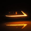 AlphaRex 11-21 Toyota Sienna LUXX LED Proj Headlights Plank Style Black w/Seq Signal/DRL-5