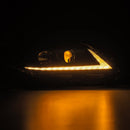 AlphaRex 11-21 Toyota Sienna LUXX LED Proj Headlights Plank Style Alpha Black w/Seq Signal/DRL-6