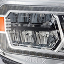 AlphaRex 05-11 Toyota Tacoma LUXX Crystal Headlights Plank Style Chrome w/Activation Light/DRL-2