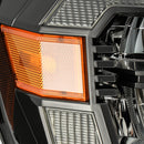 AlphaRex 05-11 Toyota Tacoma LUXX Crystal Headlights Plank Style Alpha Black w/Activation Light/DRL-3