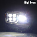 AlphaRex 05-11 Toyota Tacoma NOVA LED Projector Headlights Plank Style Alpha Black w/Activ Light/DRL-7